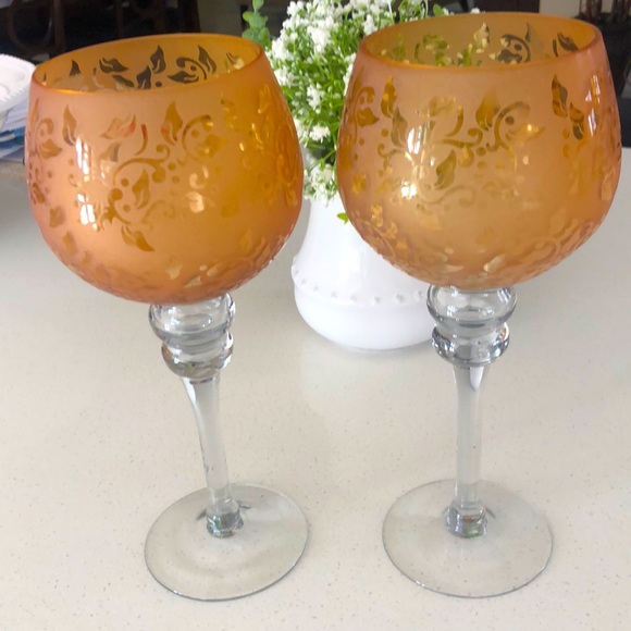 Z Gallerie Accents Nwot Zgallerie 2 Stem Candle Holders Poshmark